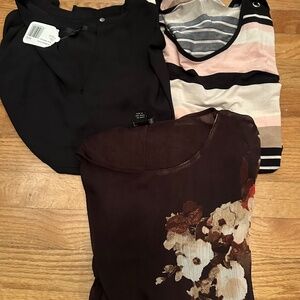 Lot of 3 Blouses. Size XL